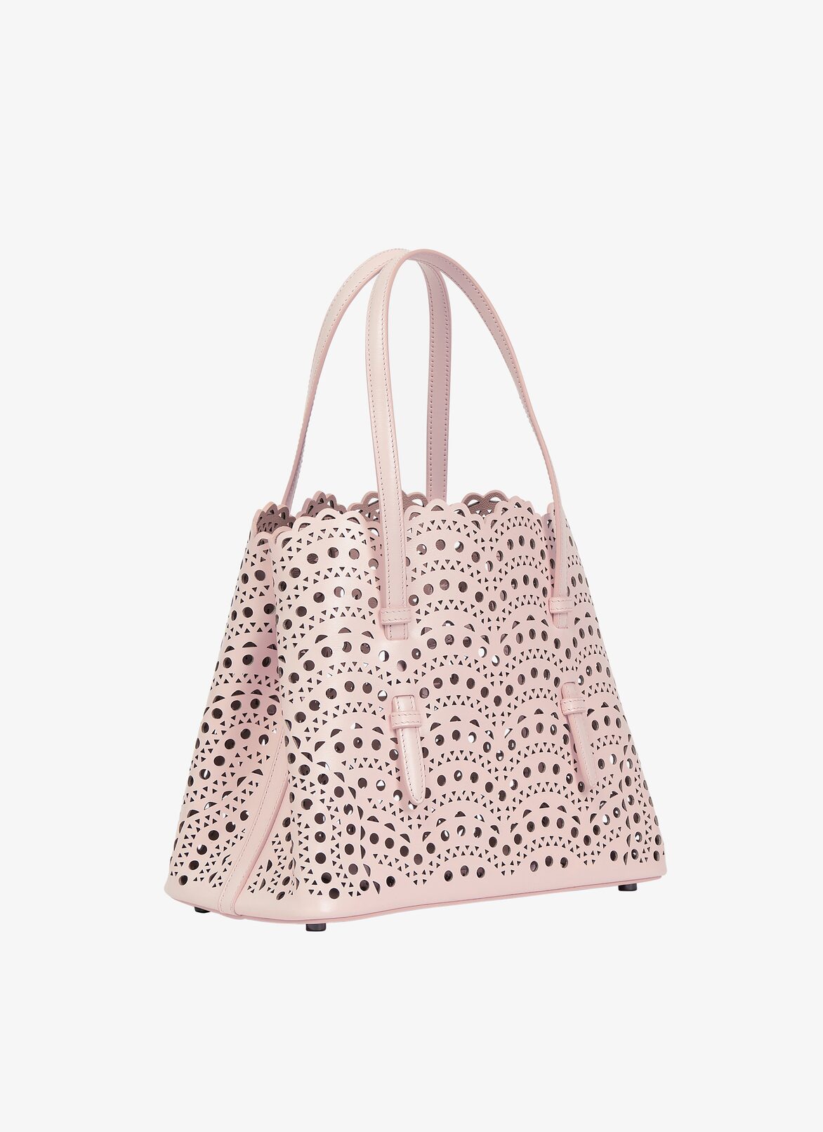 MINA 25 BAG IN VIENNE WAVE CALFSKIN ALAÏA PINK MINA 25 BAG IN VIENNE WAVE CALFSKIN